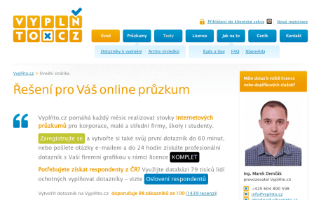 Jak vytvořit dotazník online - Vyplňto