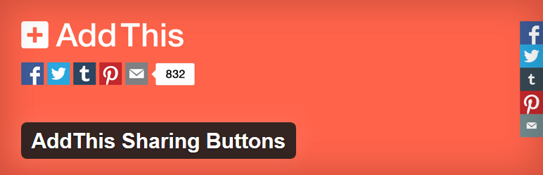 AddThis - sharing buttons