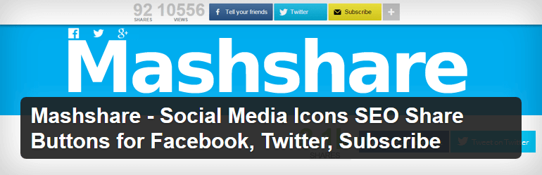 Mashshare - tlačítka pro sdílení pro WordPress