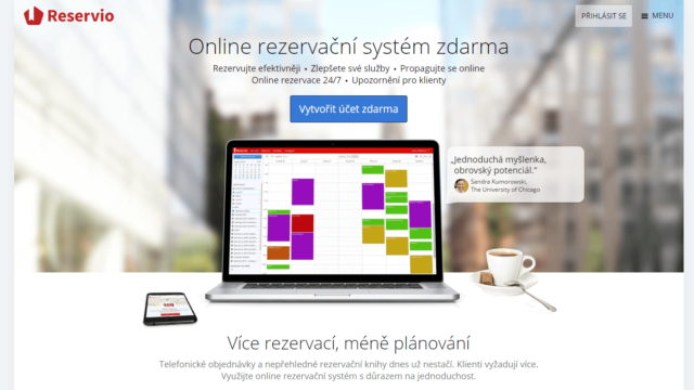Online rezervační systém zdarma